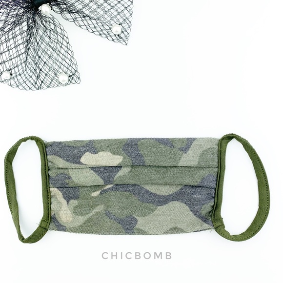 CHICBOMB Accessories - CAMO REUSABLE FACE MASK UNISEX